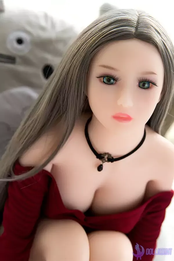 girl useing a sex doll